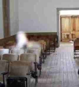 Ghost in church